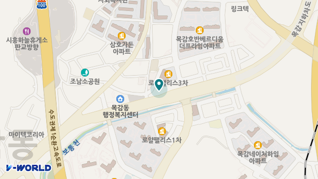 목감효주야간보호센터 위치 지도