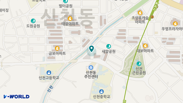 실버온복지센터 위치 지도