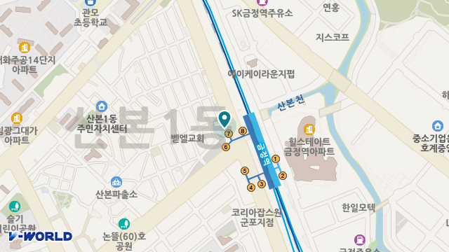 (주)다정종합복지센터 위치 지도