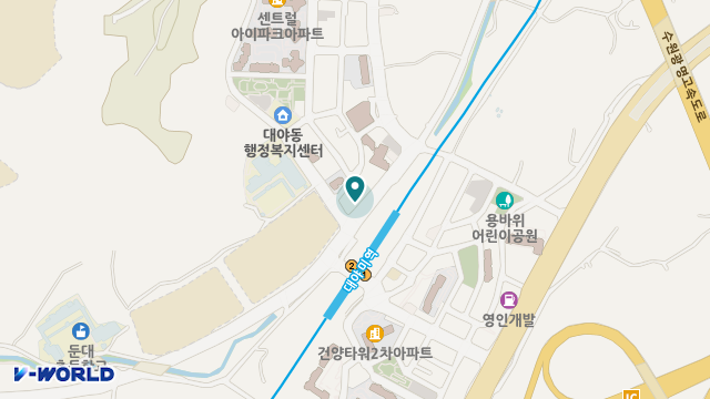 봄빛재가주야간보호센터 위치 지도