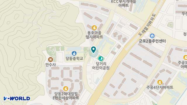 군포연세주간보호 위치 지도