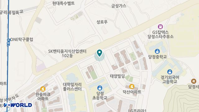 한세주야간보호센터 위치 지도