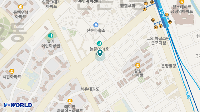 행복재가방문요양센터 위치 지도