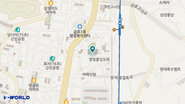 재활플러스주간보호센터 군포점 위치 지도