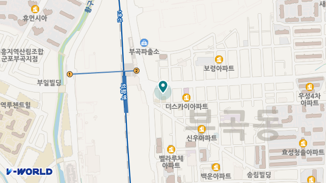 휴드림 주간보호센터 위치 지도