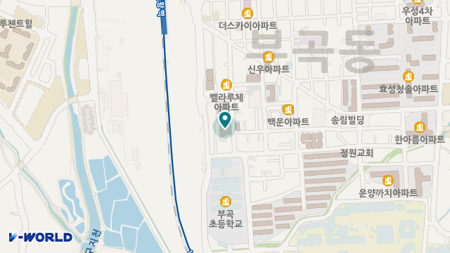 푸른실버 재가노인복지센터 위치 지도