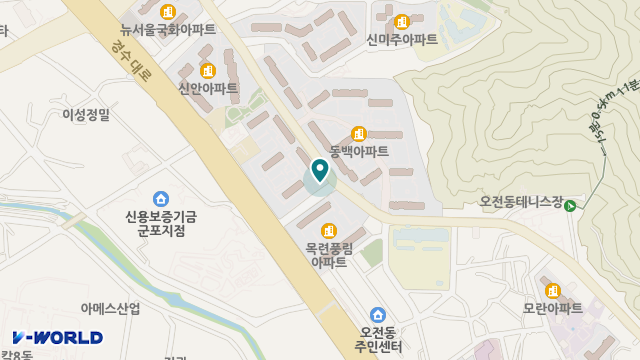 다온재가복지센터 위치 지도