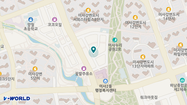 어부바시니어 하남본점 위치 지도