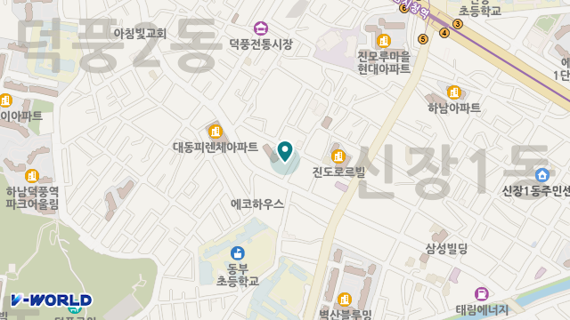 하모니방문요양센터 덕풍점 위치 지도