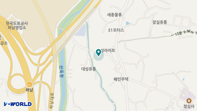A+하남행복 주간보호센터 위치 지도