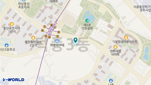 하남복지재가노인센터 위치 지도