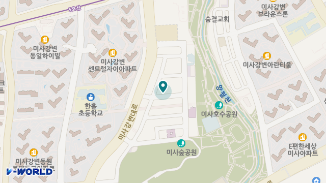 현대노인주야간보호센터 위치 지도