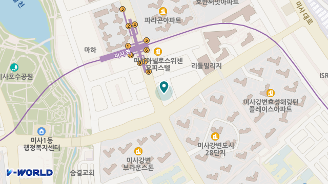 서연방문재활간호 재가요양센터 (강동하남점) 위치 지도