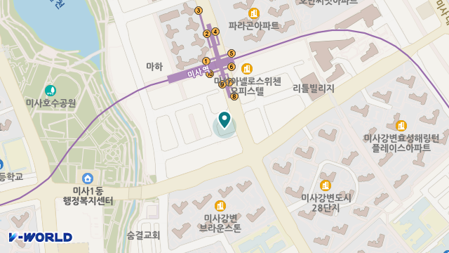 행복복지 실버센터 위치 지도