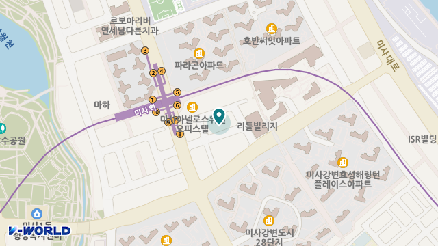 미사온누리 재가복지센터 위치 지도