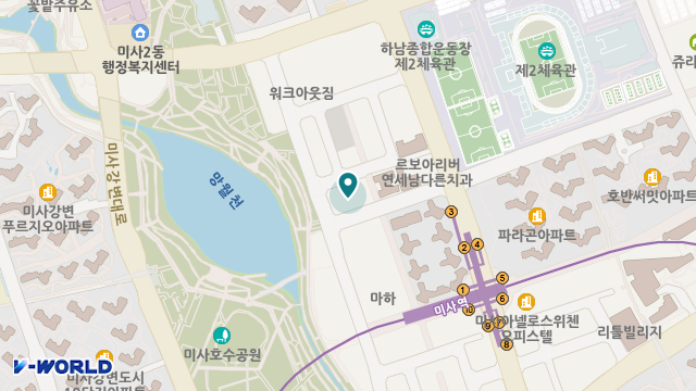 꽃다움 방문요양센터 위치 지도