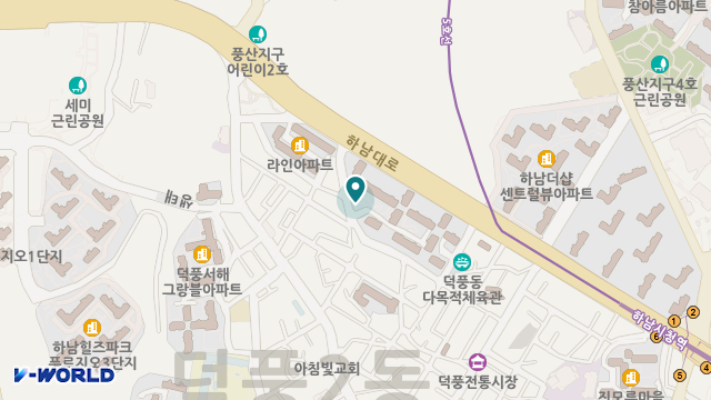 대교뉴이프 재가복지센터 하남센터 위치 지도