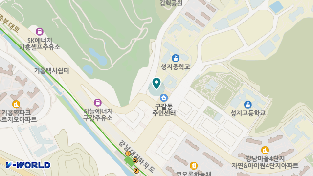 한빛노인복지센터 위치 지도