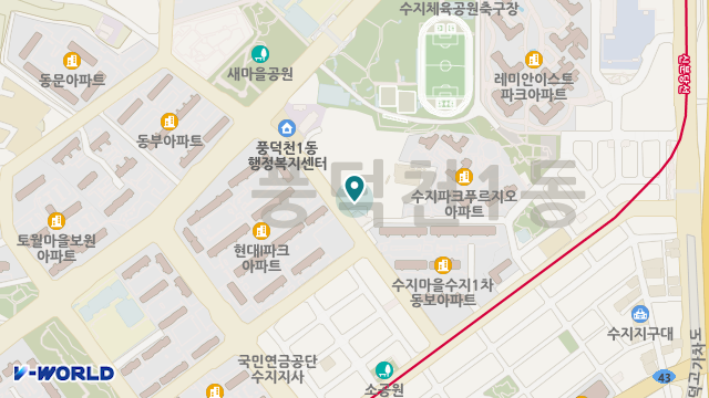 수지사랑방문요양센터 위치 지도
