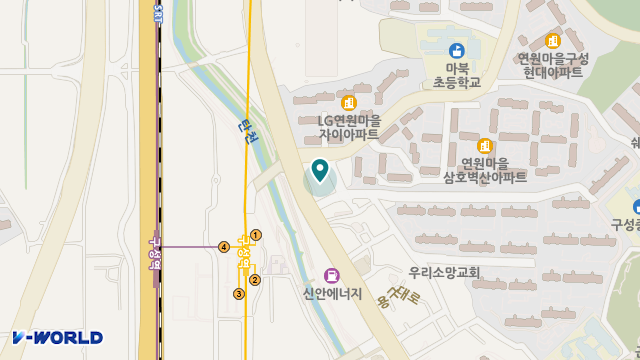 해금실버케어 위치 지도