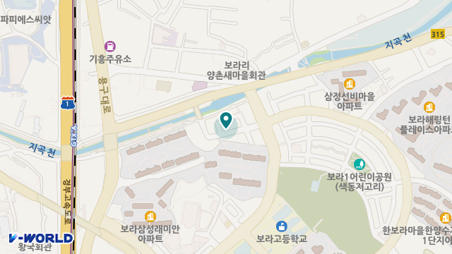 한보라주야간보호센터 위치 지도