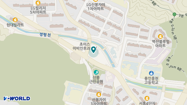 수지실버재가센터 위치 지도