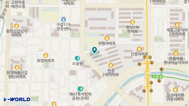 삼성효재가복지센터 위치 지도