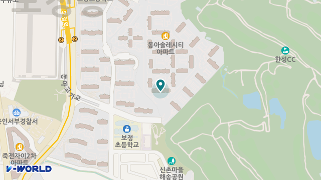 효드림방문요양센터 온맘터치용인점 위치 지도