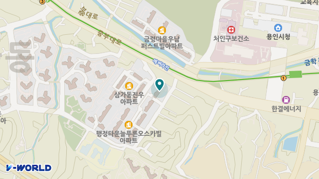 용인희망방문요양센터 위치 지도