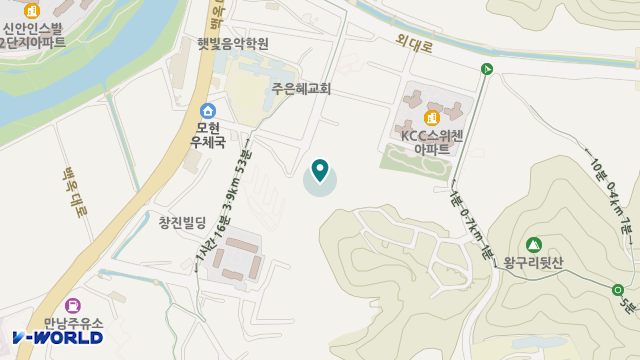 모현효주간보호센터 위치 지도