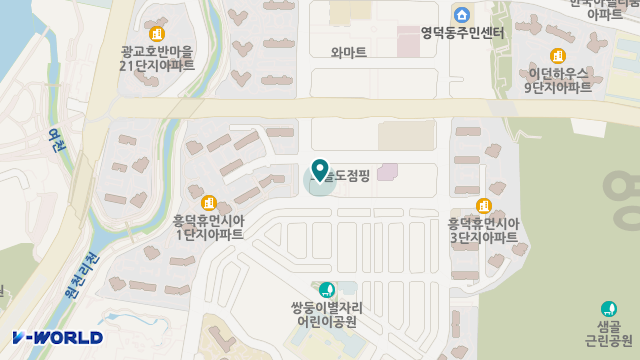 기흥구주간보호센터 위치 지도