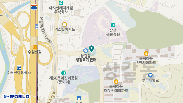 재가노인복지센터 설렘 위치 지도