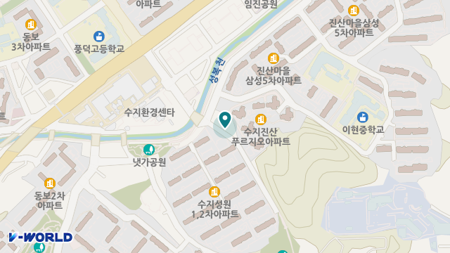가나안수지노인복지센터 위치 지도