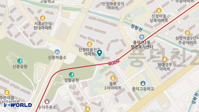 튼튼방문요양센터 위치 지도
