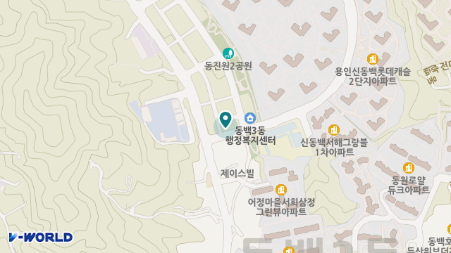 대교뉴이프 데이케어센터 용인동백센터 위치 지도