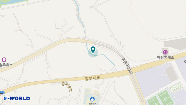 희망은빛사랑채부발주간보호센터 위치 지도