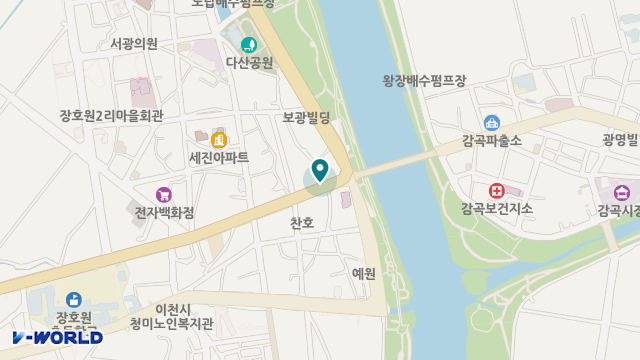천사재가복지센터 위치 지도