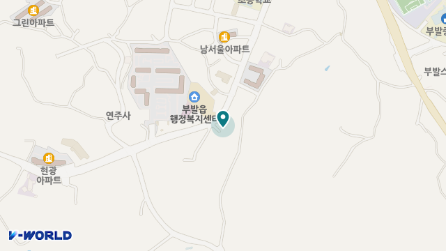 부발사랑재가복지센터 위치 지도