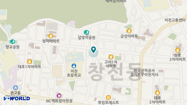 예광재가복지센터 위치 지도