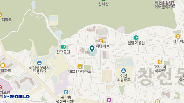 영광재가복지센터 위치 지도