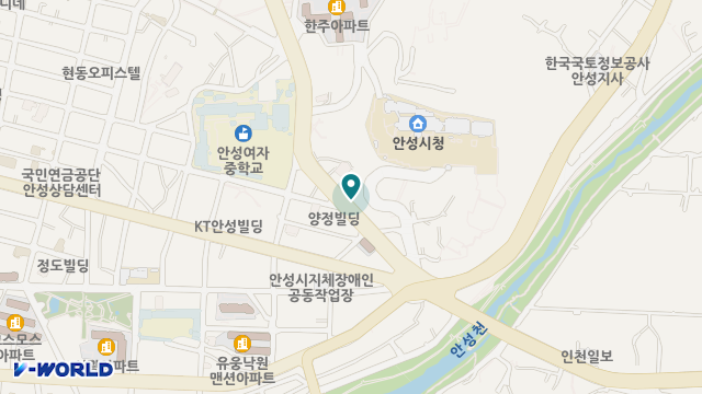 가족사랑안성방문요양센터 위치 지도