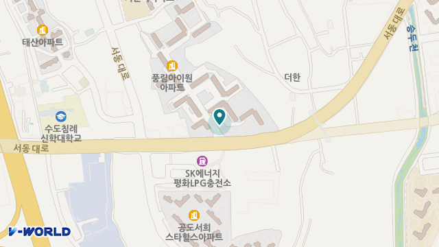 바른재가복지센터 위치 지도