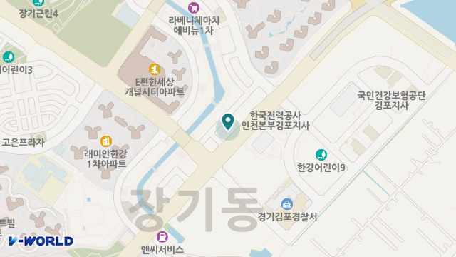 김포스마일주간보호센터 위치 지도
