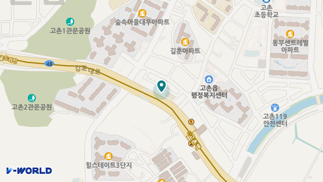 고촌소망재활주간보호센터 위치 지도