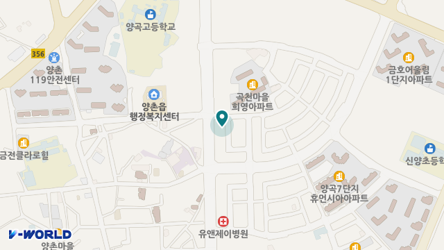 김포한강노인복지센터 위치 지도