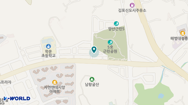김포재가방문센터 위치 지도