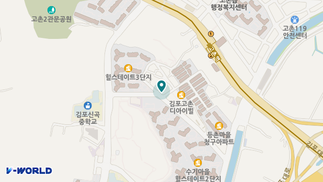 서강실버복지센터 위치 지도