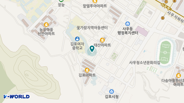 재가복지센터봄날 위치 지도
