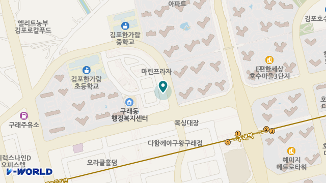 구래방문요양센터 위치 지도