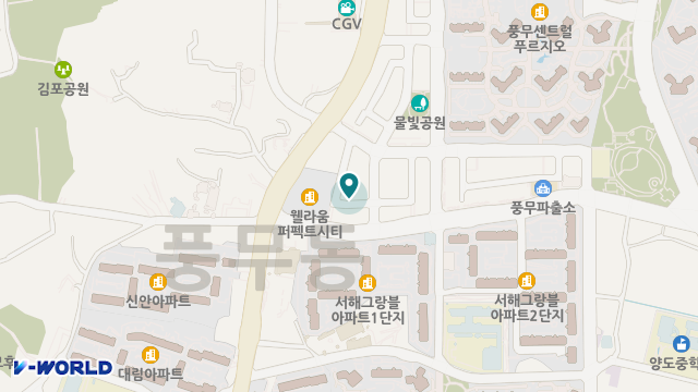 평안주야간보호센터 위치 지도